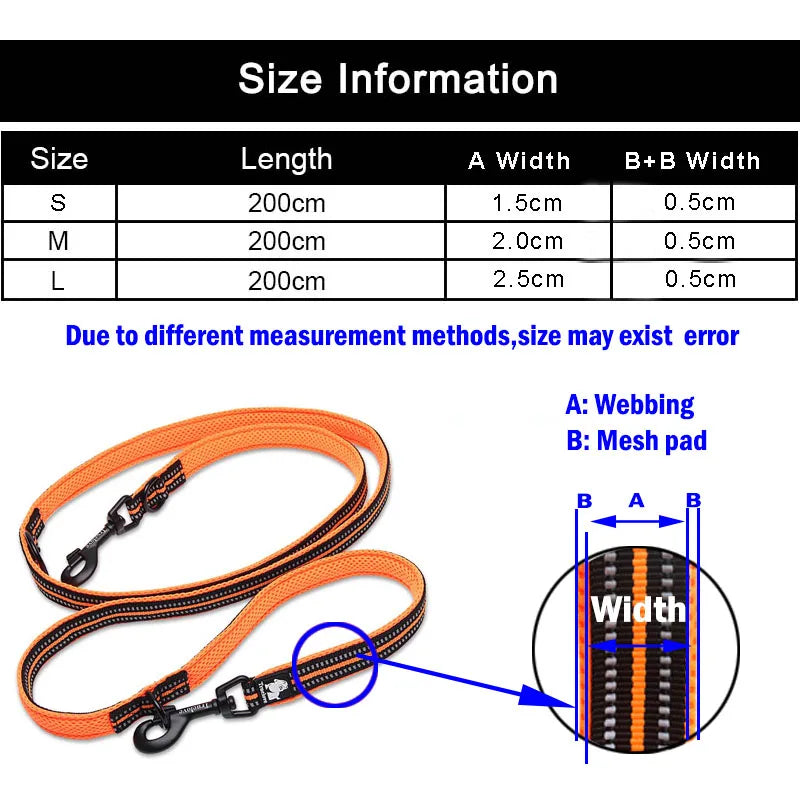 7-in-1 Multi-Function Dog Lead