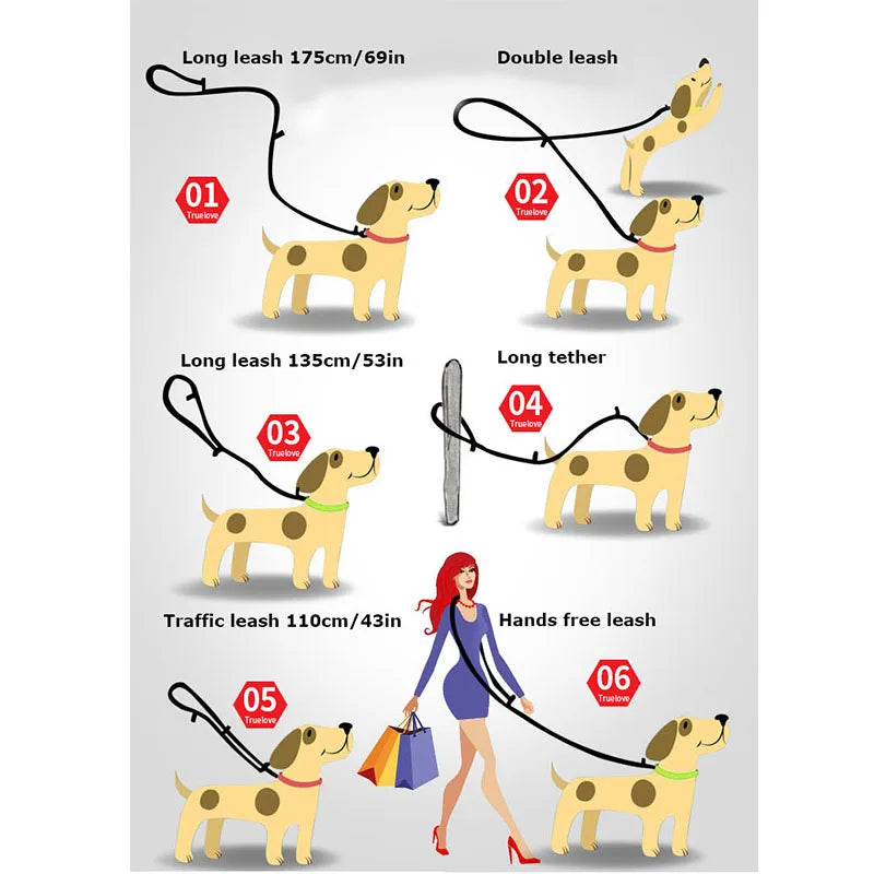 7-in-1 Multi-Function Dog Lead