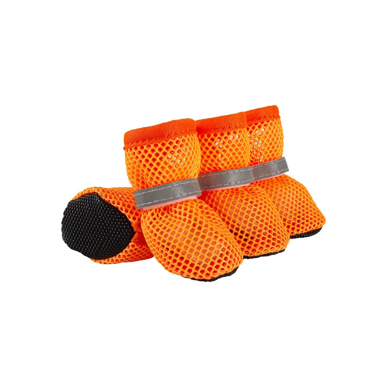 Breathable Anti-Slip Dog Boots (Set of 4)