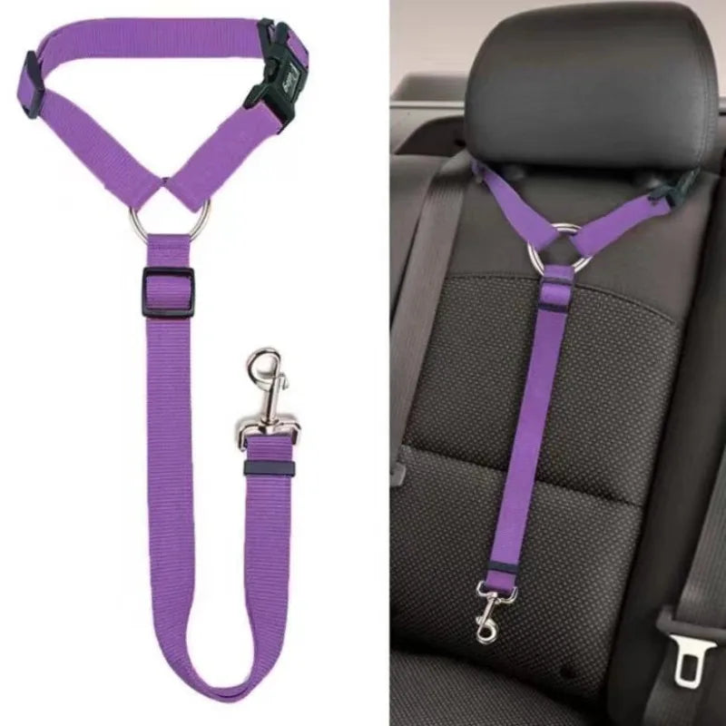 2-in-1 Dog Car Safety Belt
