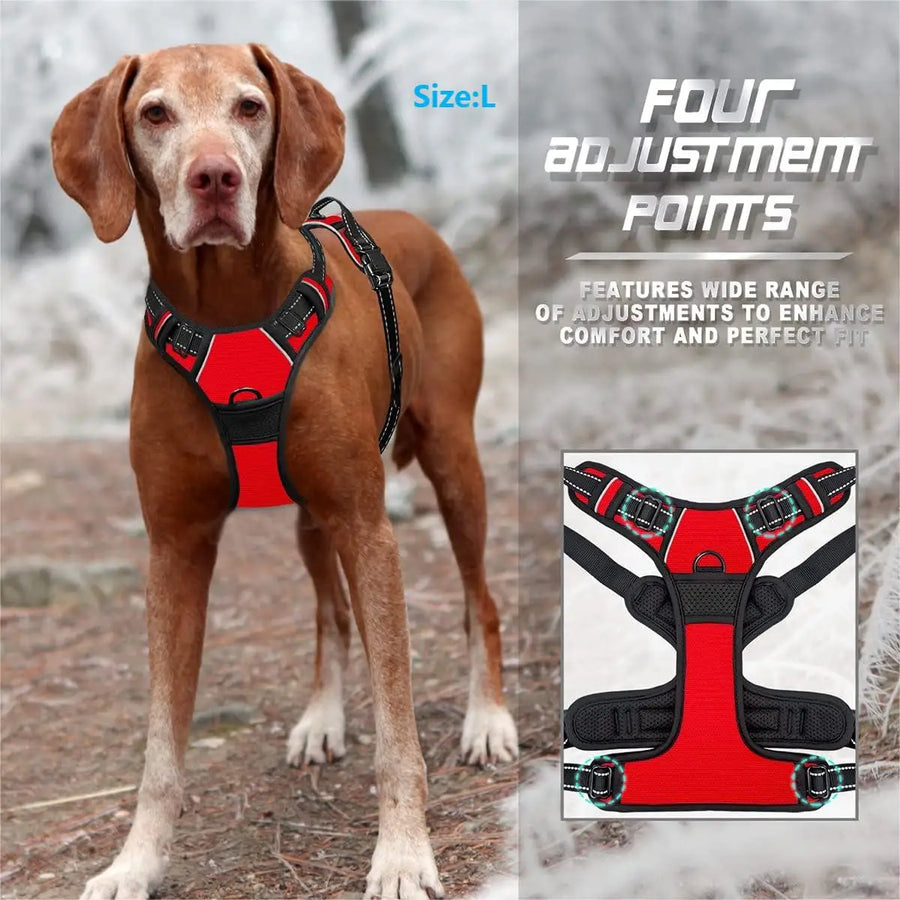 No-Pull Front-Clip Dog Harness