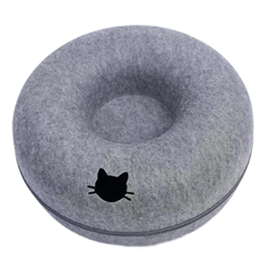 Cat Tunnel & Donut Bed Combo