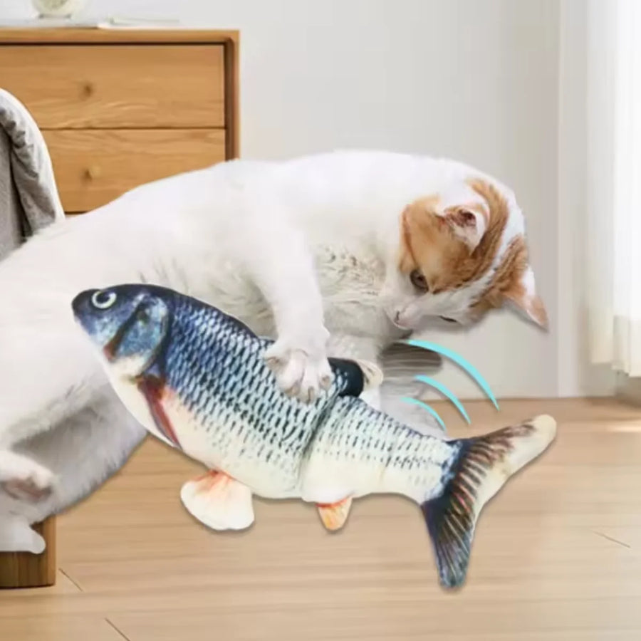 USB Floppy Fish Cat Toy