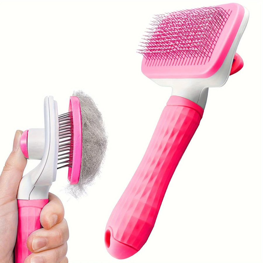 Self-Cleaning Slicker Brush