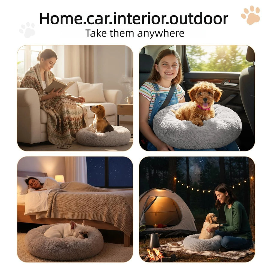 Plush Donut Calming Bed
