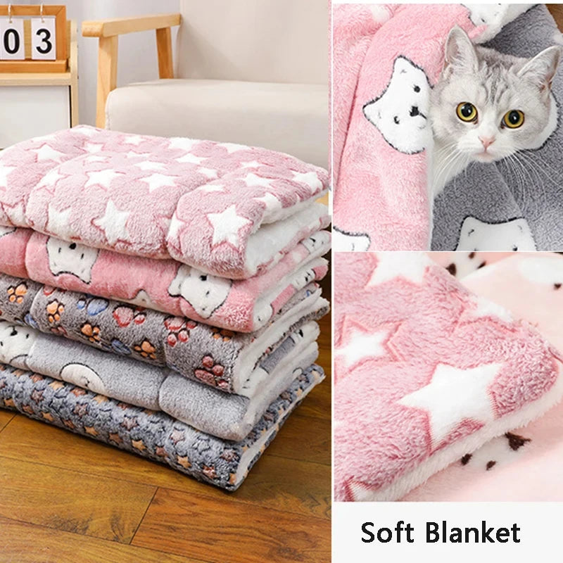 Fleece Flannel Pet Sleeping Mat