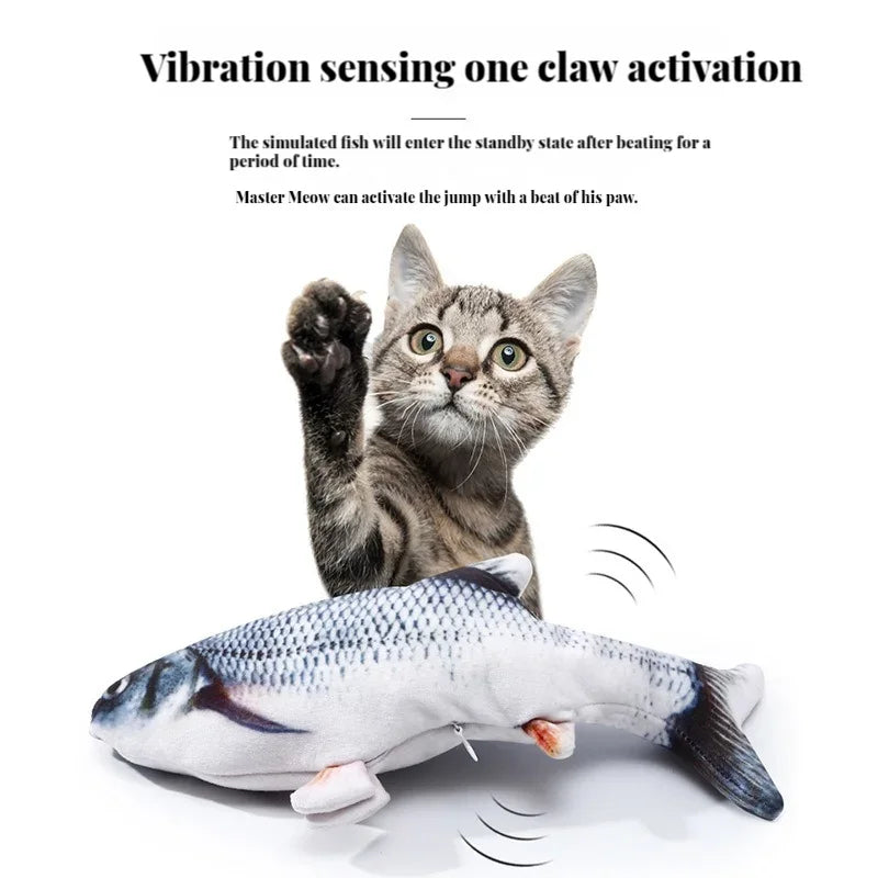 Wiggling Fish Interactive Cat Toy