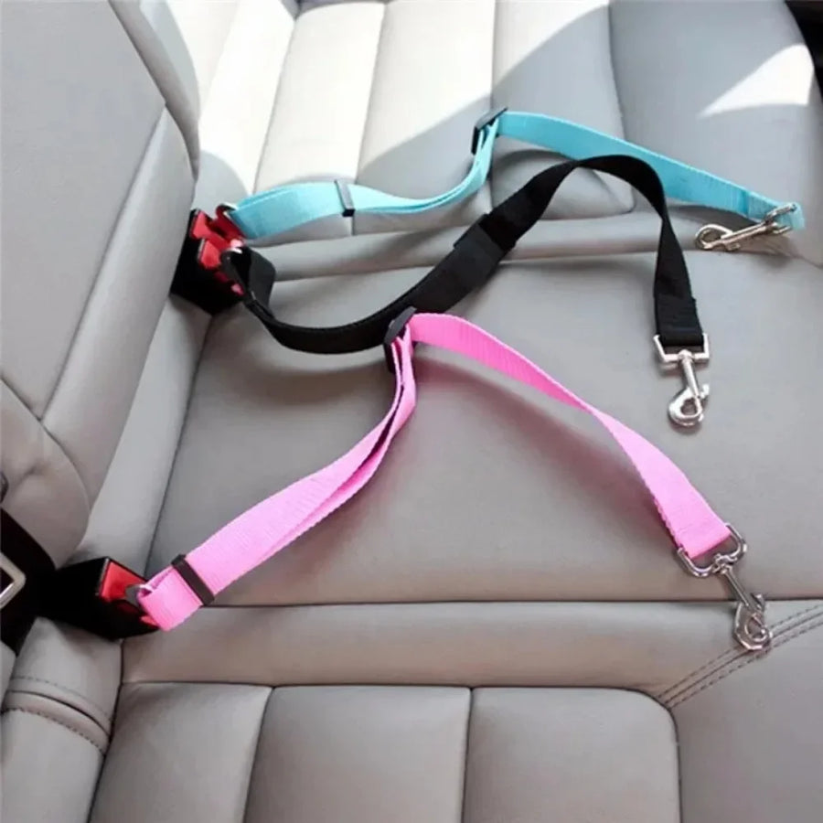 2-in-1 Dog Car Safety Belt