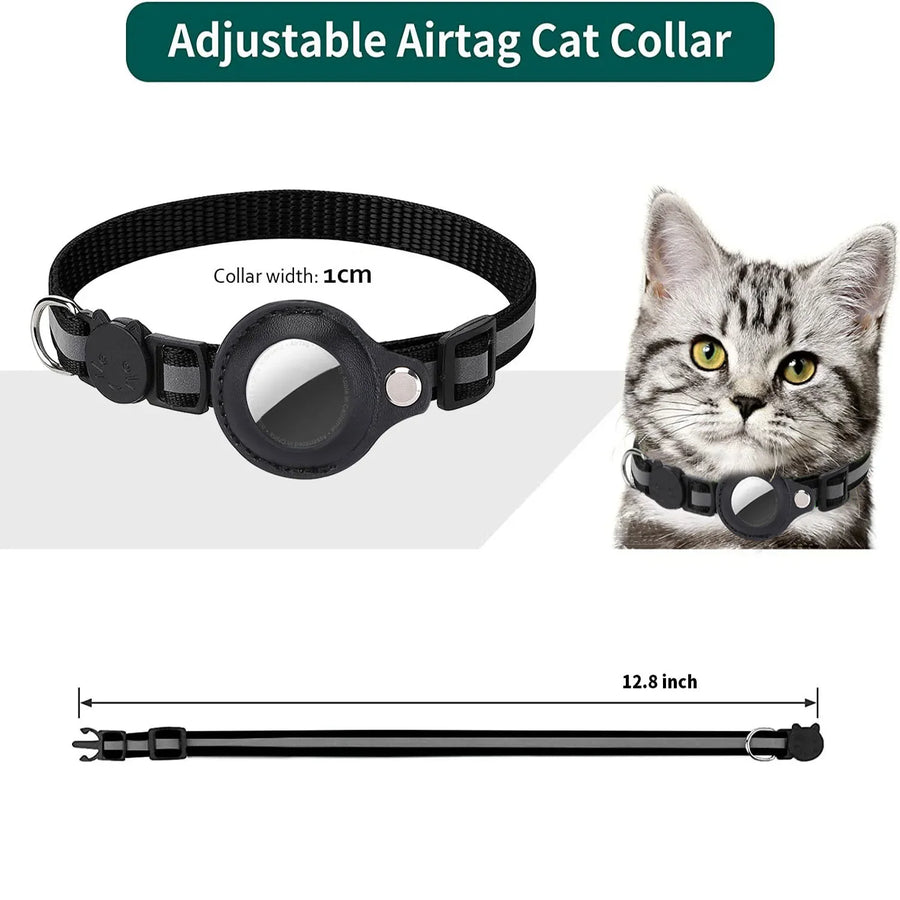 Breakaway Cat Collar with AirTag Holder