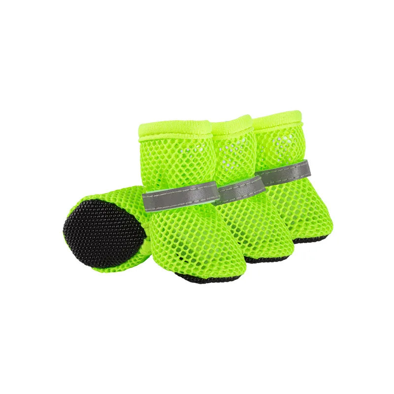 Breathable Anti-Slip Dog Boots (Set of 4)