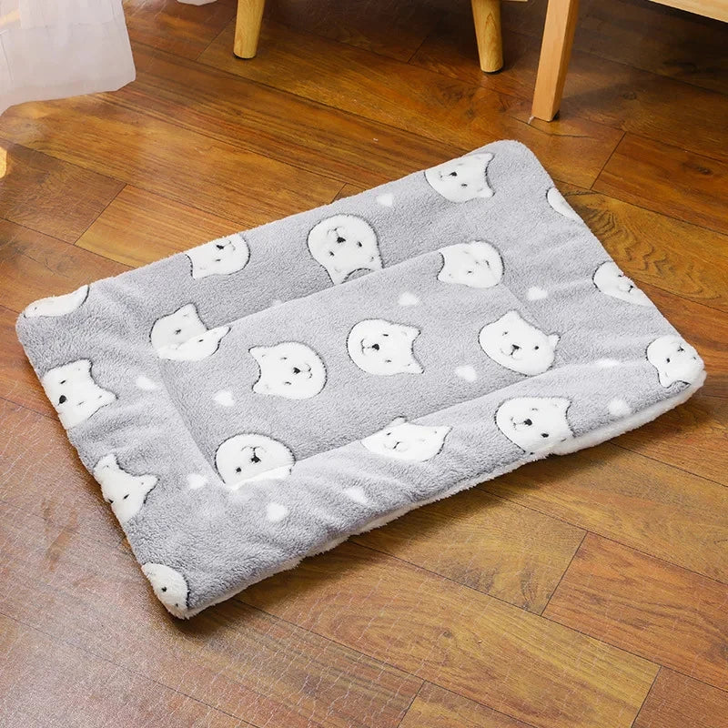 Fleece Flannel Pet Sleeping Mat