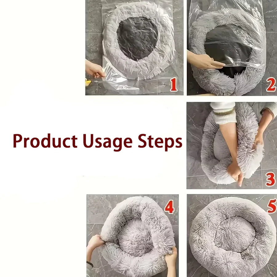 Plush Donut Calming Bed