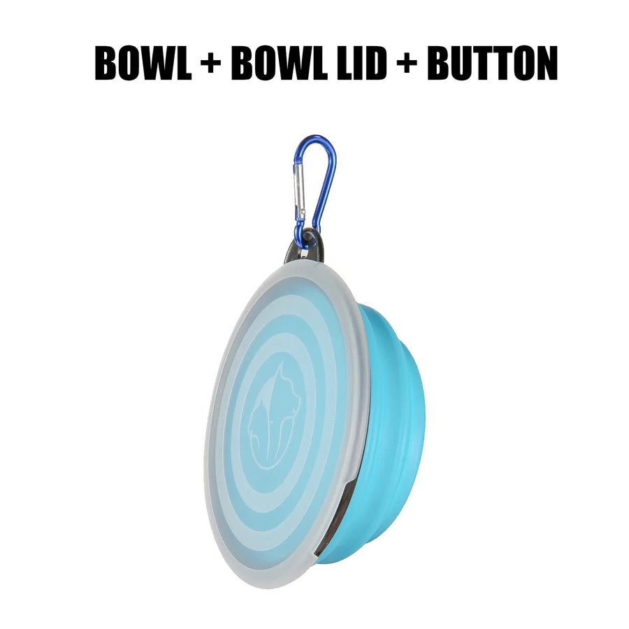 Foldable Silicone Travel Pet Bowl