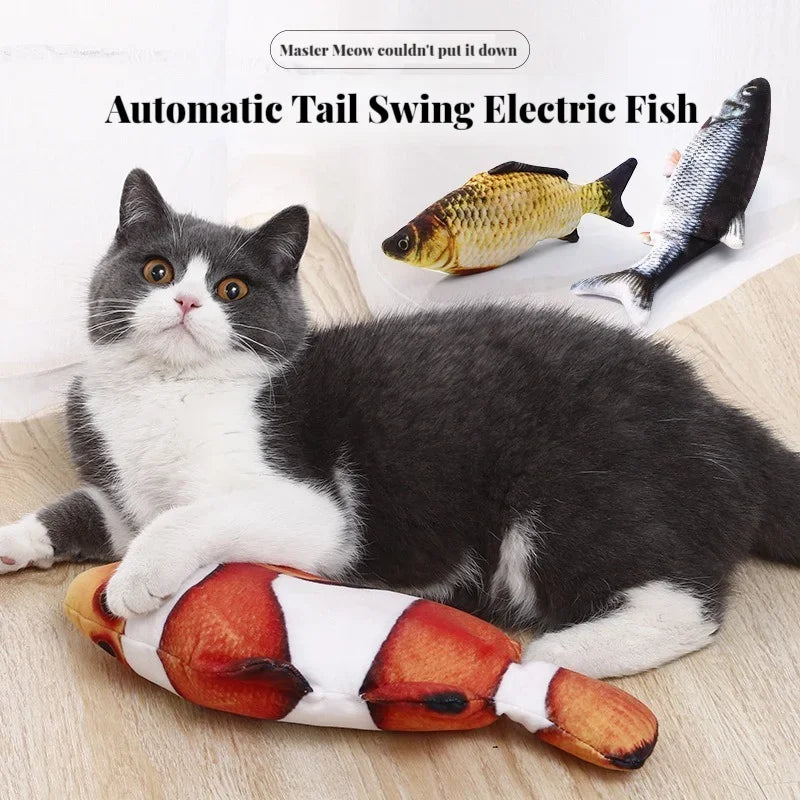 Wiggling Fish Interactive Cat Toy