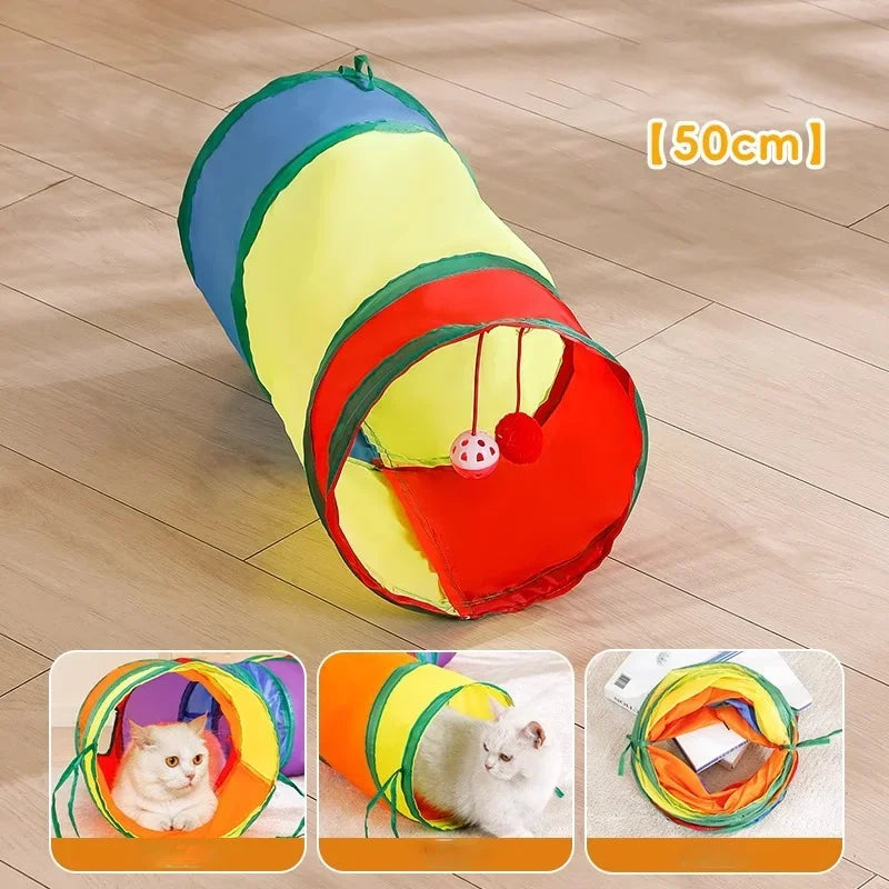 Foldable Multi-Entrance Cat Tunnel