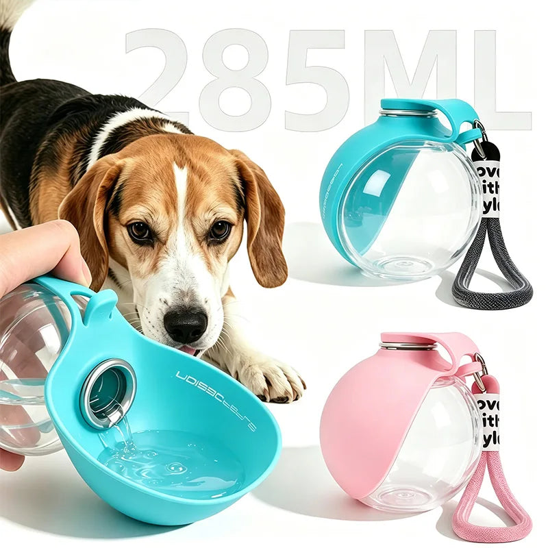 2-in-1 Leak-Proof Dog Travel Bottle