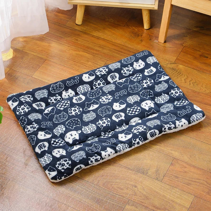 Fleece Flannel Pet Sleeping Mat