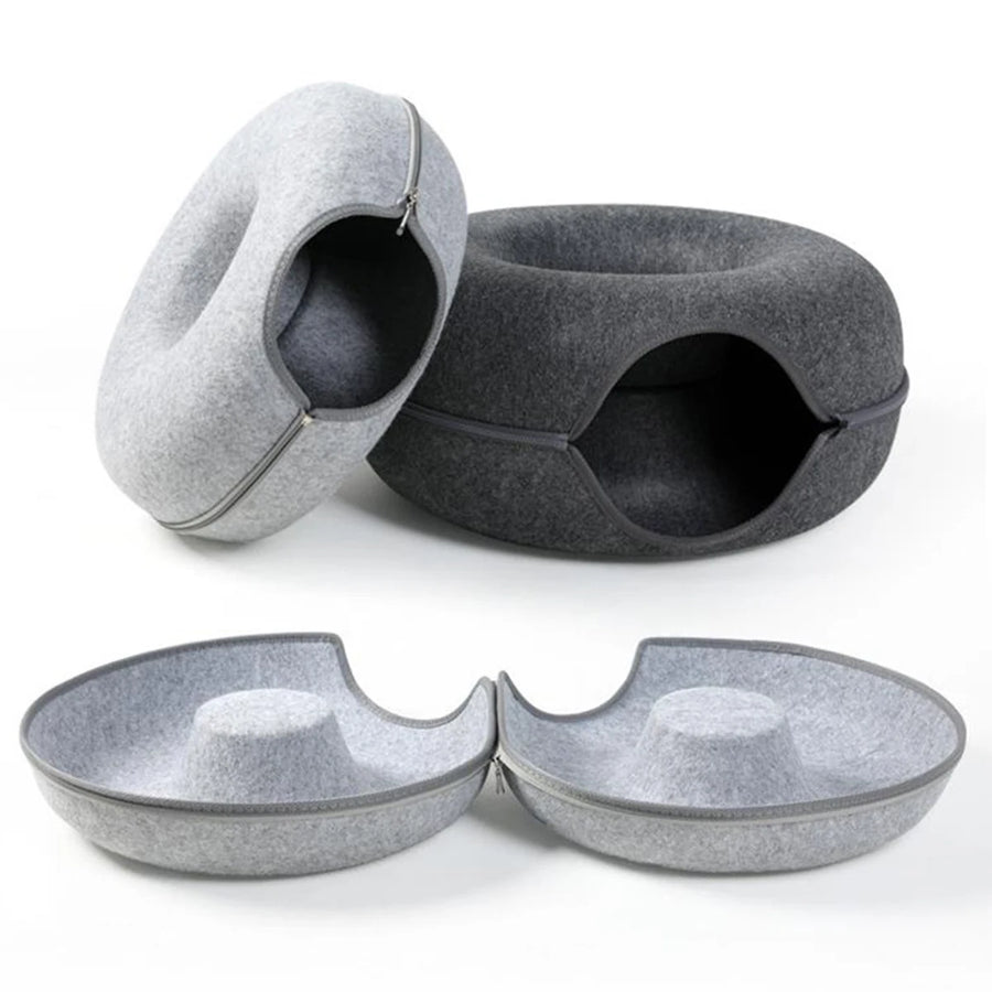 Cat Tunnel & Donut Bed Combo