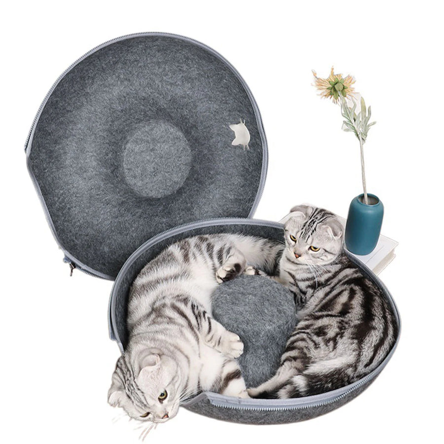 Cat Tunnel & Donut Bed Combo