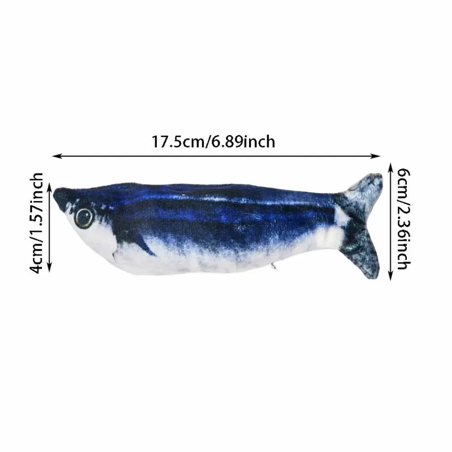 Motion-Activated Flopping Fish Toy