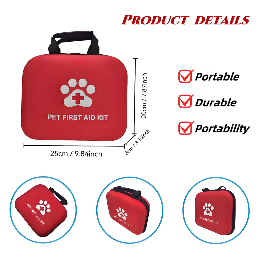 Portable Pet First Aid Kit