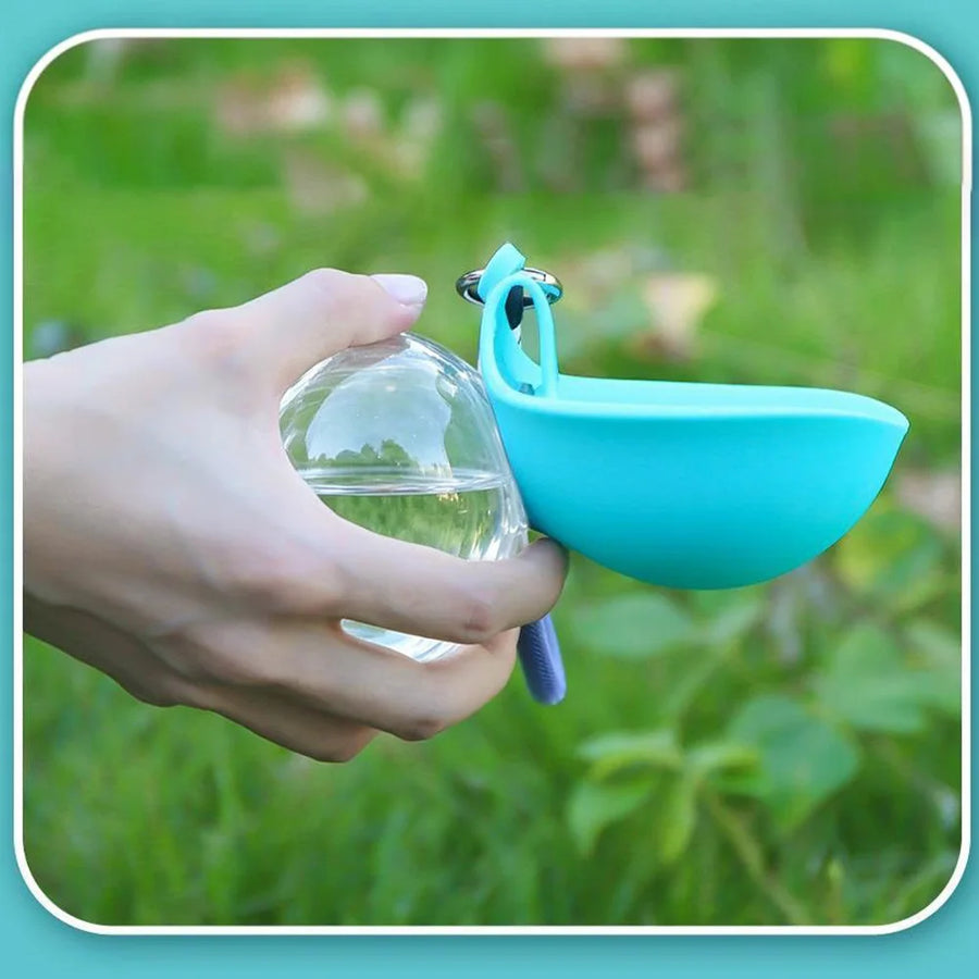 2-in-1 Leak-Proof Dog Travel Bottle