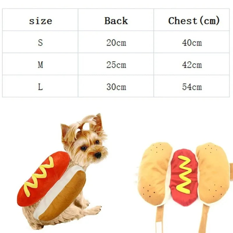 Hot Dog Halloween Costume for Dachshunds