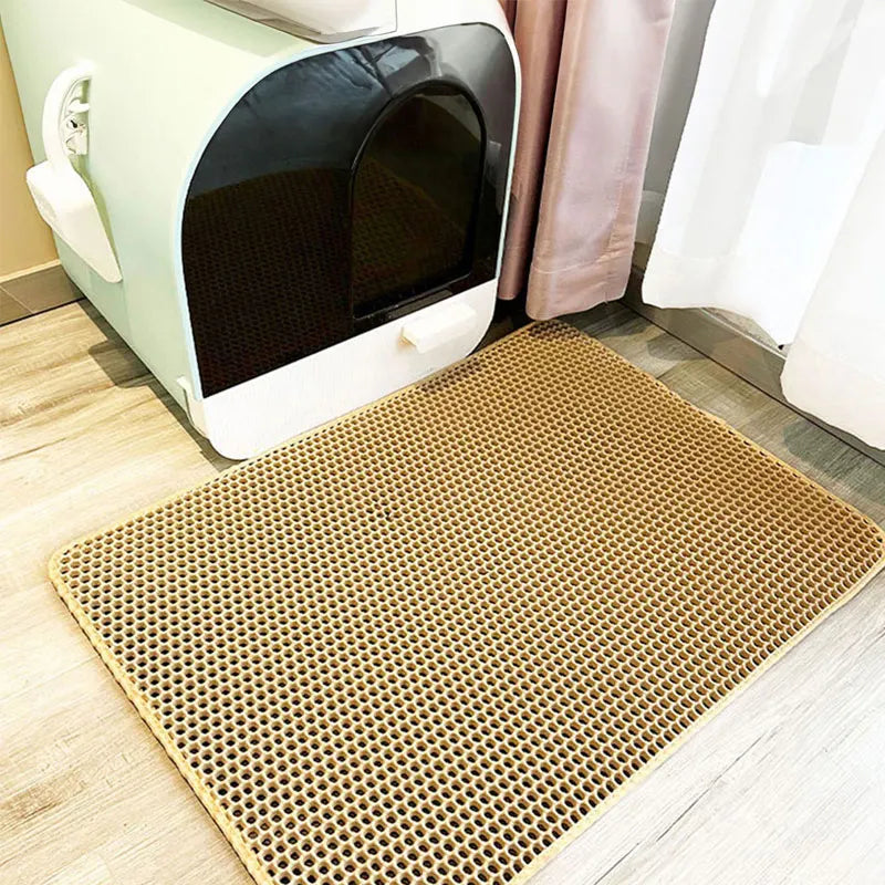 Double-Layer Cat Litter Trapping Mat