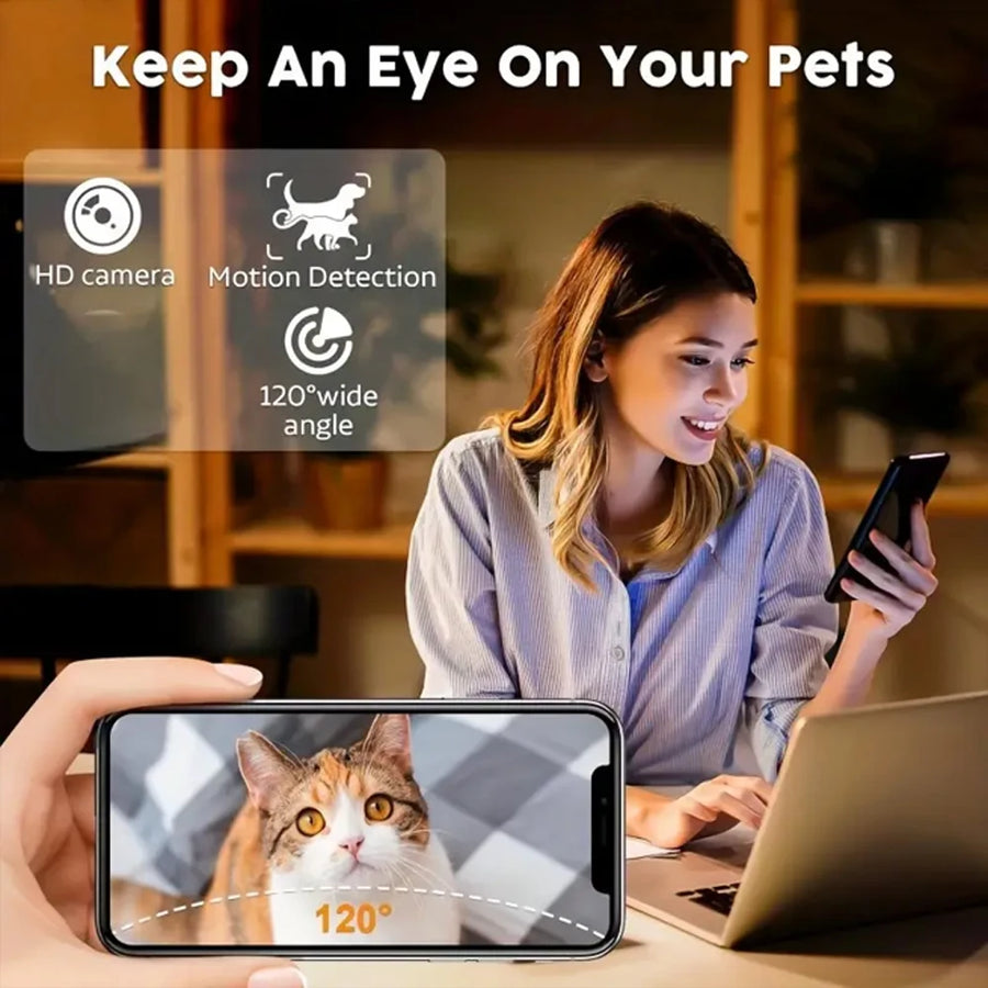 Smart WiFi Pet Feeder with Camera