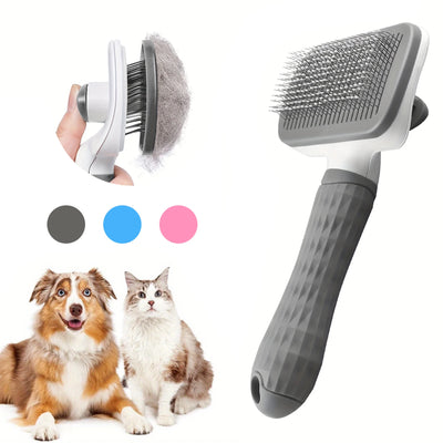 Self-Cleaning Slicker Brush