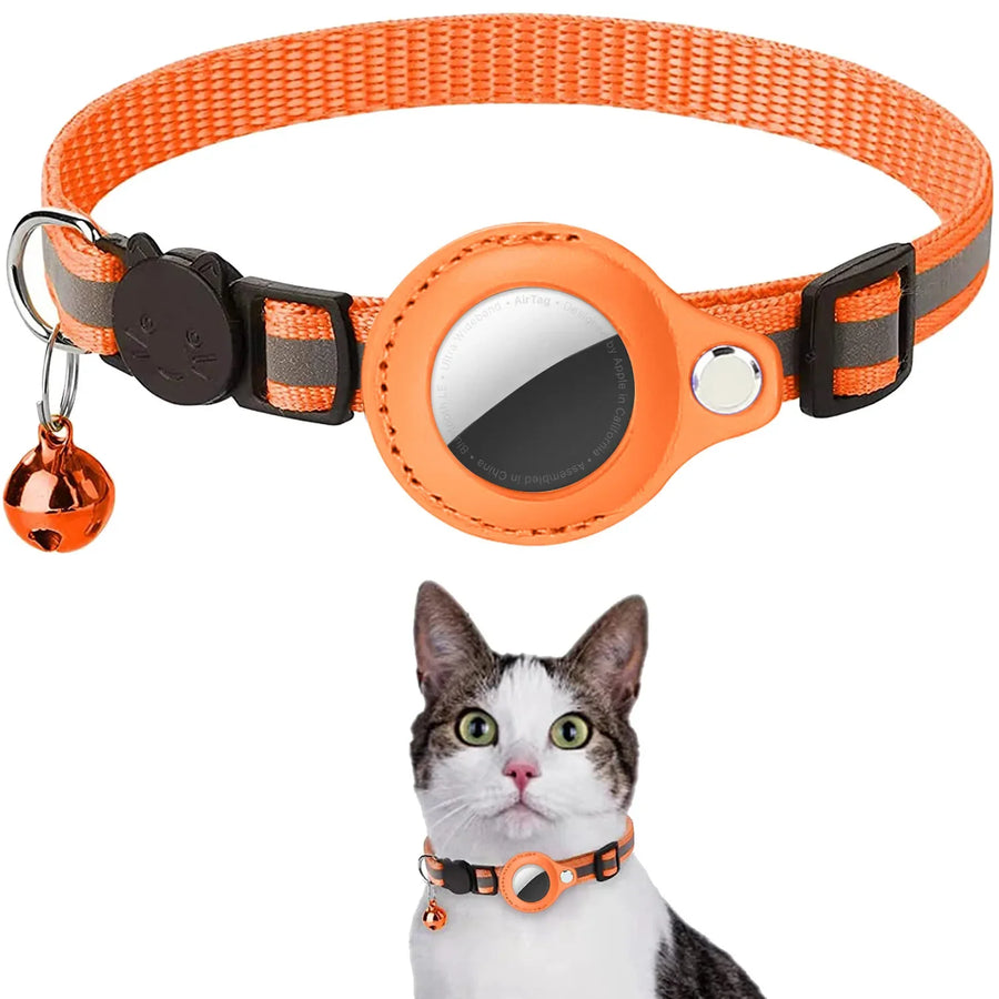 Breakaway Cat Collar with AirTag Holder