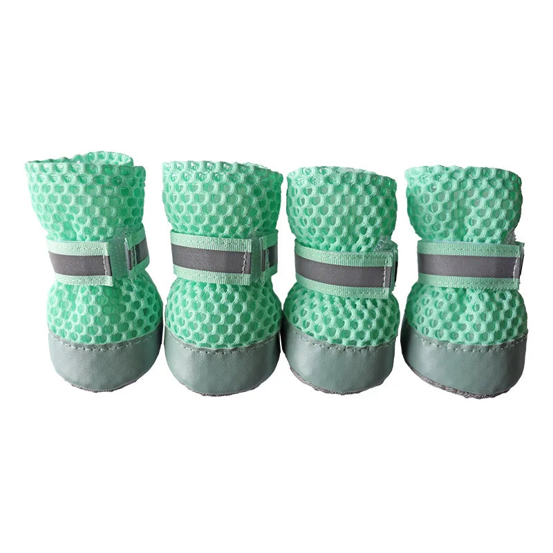 Breathable Anti-Slip Dog Boots (Set of 4)