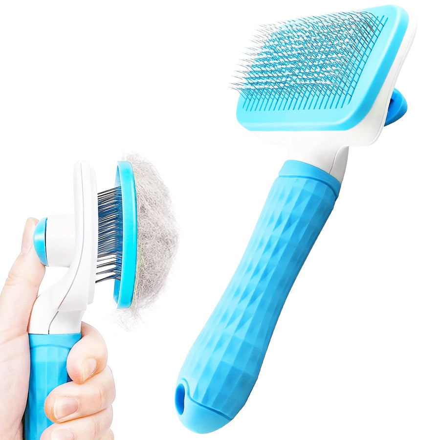 Self-Cleaning Slicker Brush