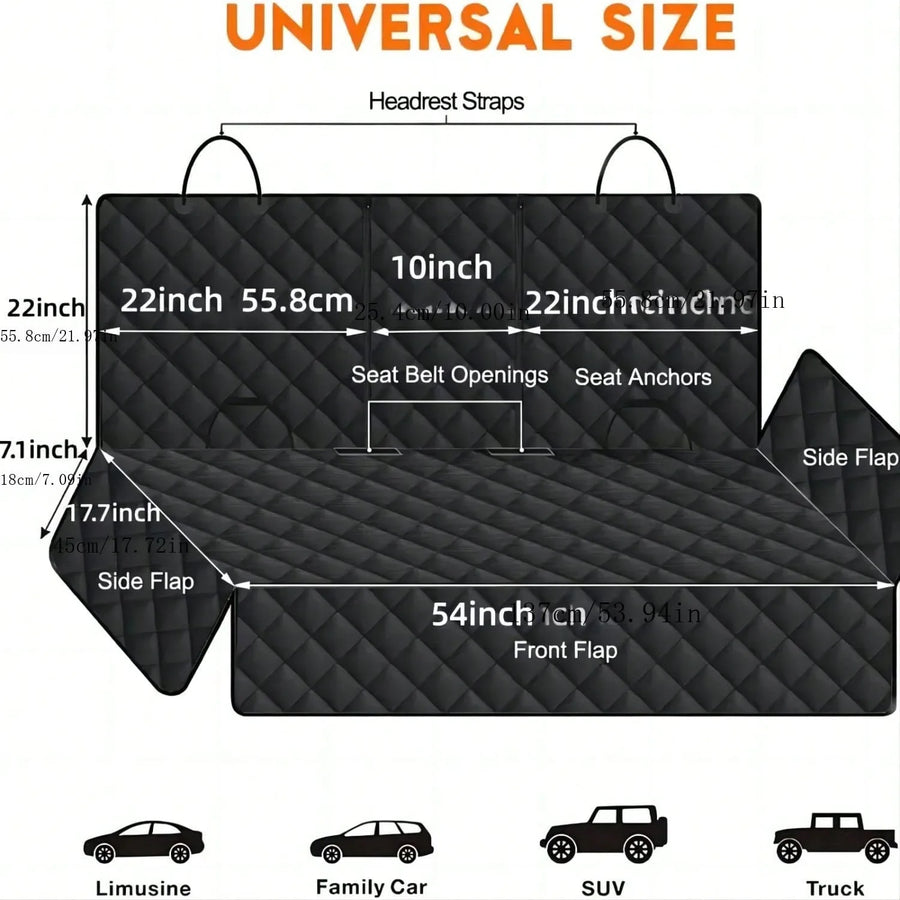 Waterproof Dog Car Seat Cover