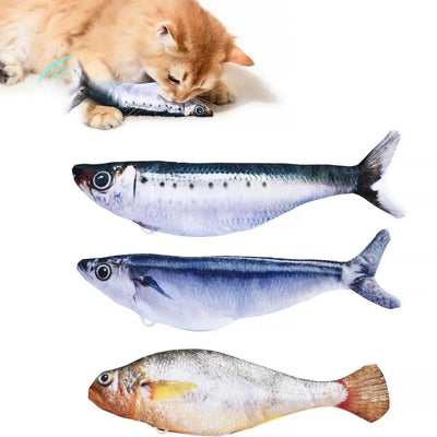 Motion-Activated Flopping Fish Toy