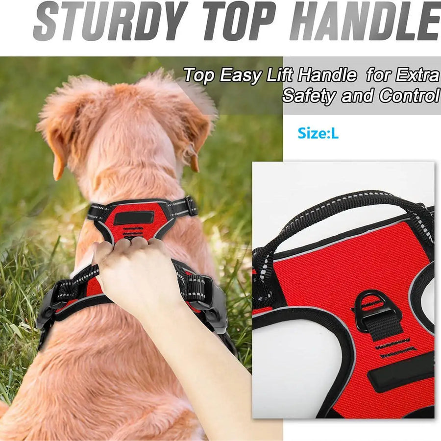 No-Pull Front-Clip Dog Harness