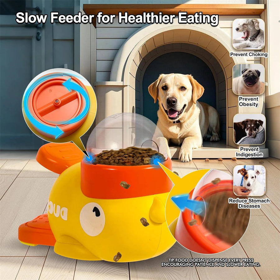 Duck-Shaped Interactive Treat Dispenser